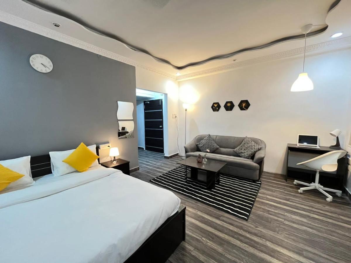 Bedchambers Serviced Apartments, Hyderabad Exteriör bild