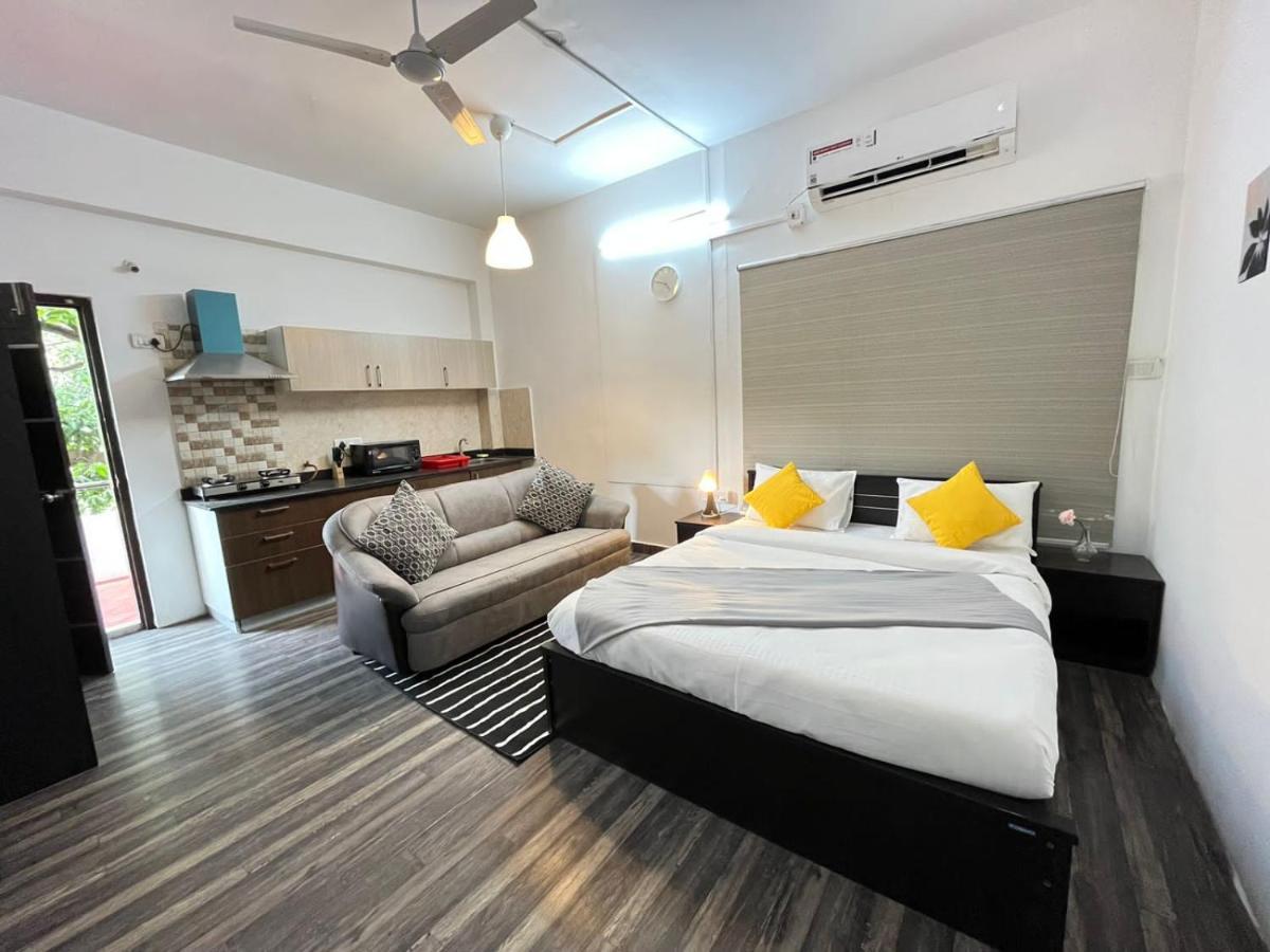 Bedchambers Serviced Apartments, Hyderabad Exteriör bild